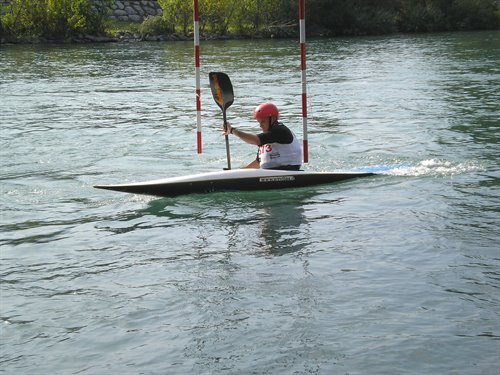 Canoa slalom sulla Sarca